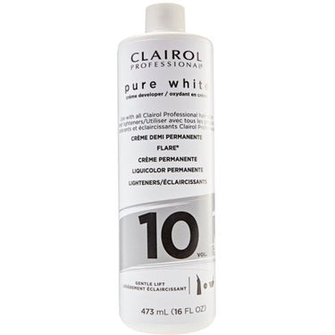 Clairol Professional Pure White 10 Volume Creme Developer – 16 fl oz - ANNS BEAUTY SUPPLY